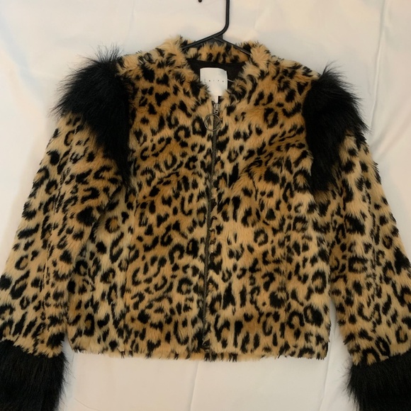 Women’s Leopard  Print Y2K Fur Coat - Picture 1 of 4